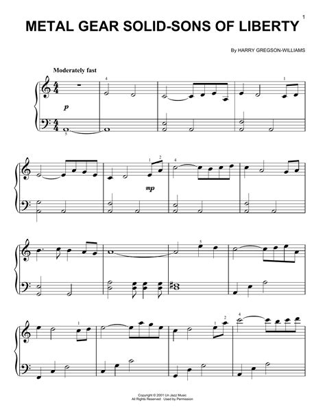 metal gear solid 2 piano sheet music|harry gregson williams metal gear.